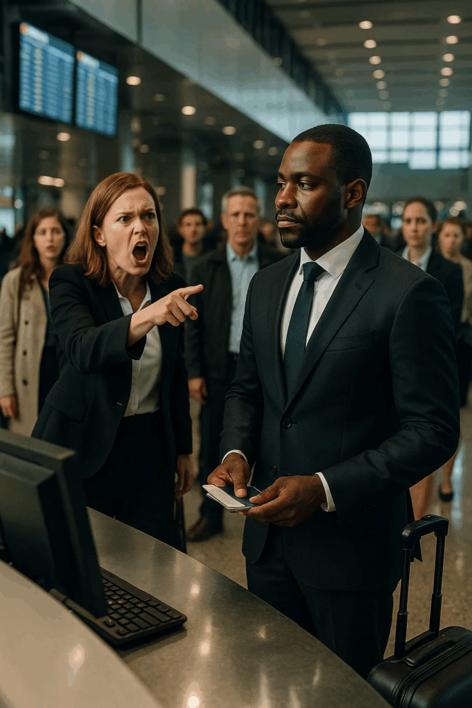 “Get out of here and go back to your jungle!” — shouted a woman at a dark-skinned man… But when it turned out who he really was, everyone around was left in shock