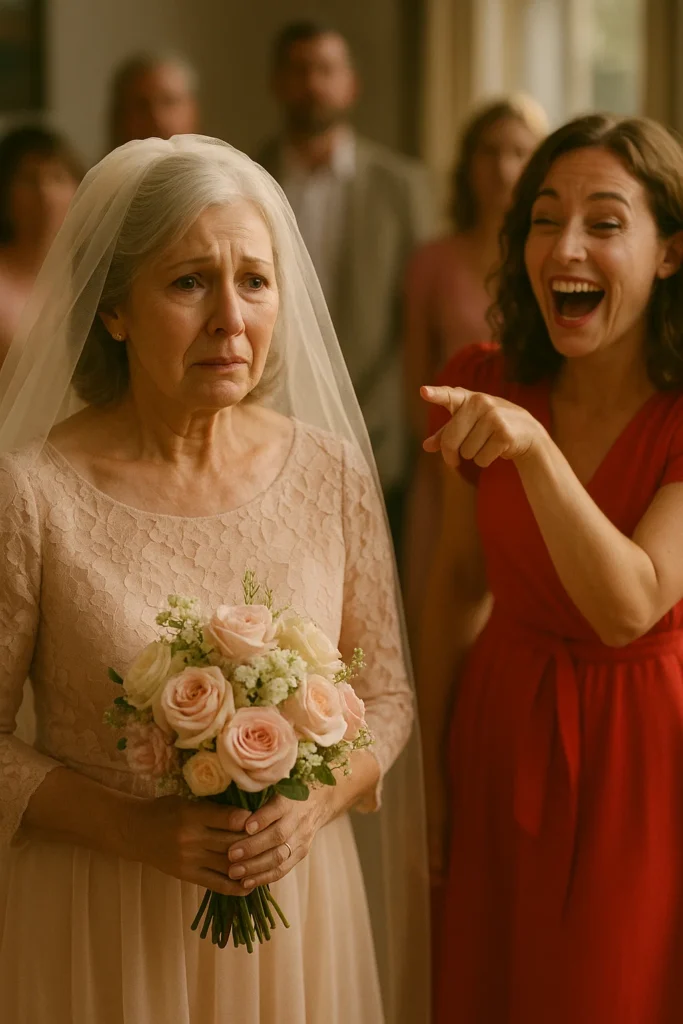 My DIL Laughed at the Pink Wedding Dress I Sewed for Myself – She Never Expected My Son to Step In